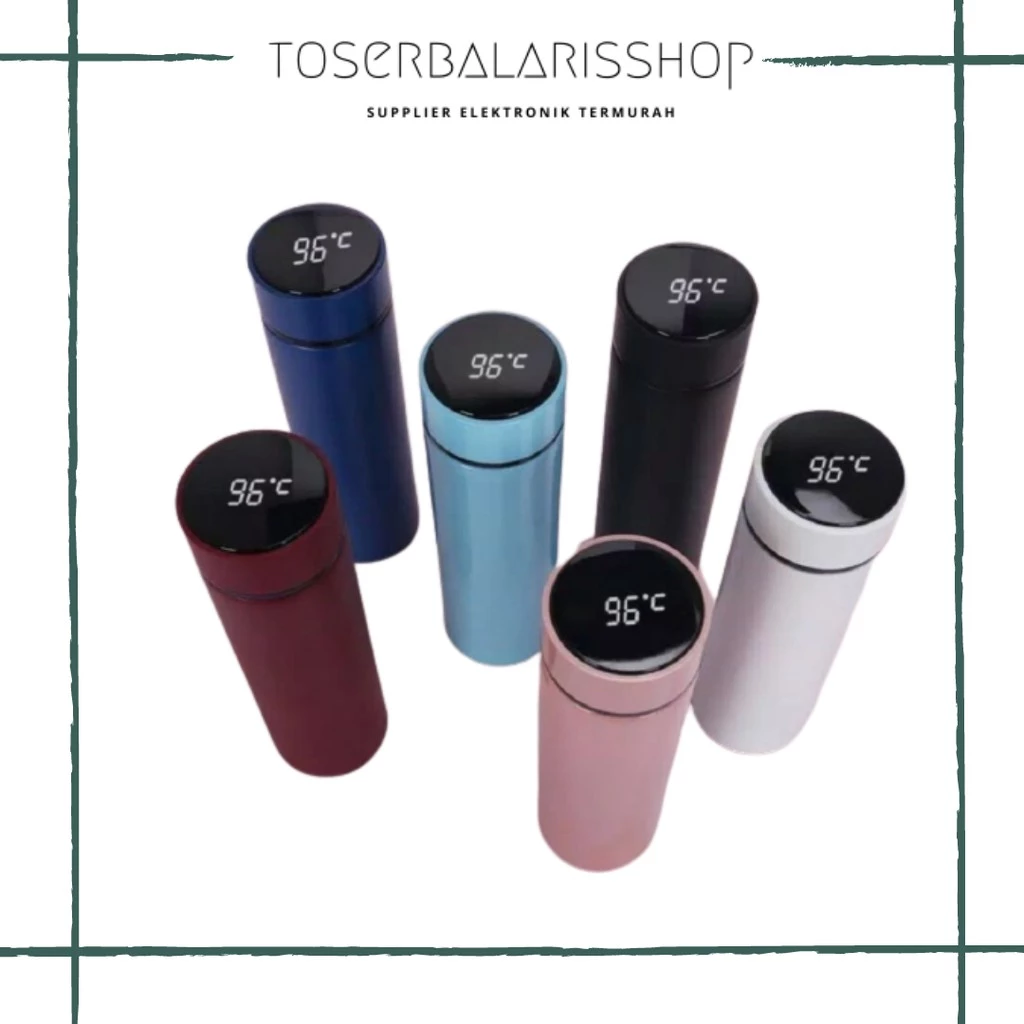 TERMOS SUHU TEMPERATURE / SMART LED THERMOS TUMBLR STAINLESS STELL / TERMOS VACUUM SUHU STAINLESS | AutoStock