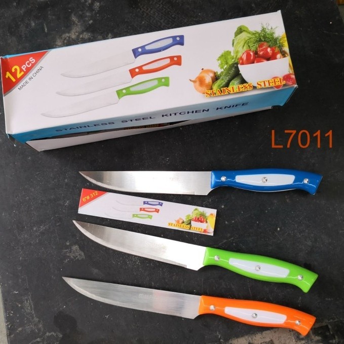 Jual PISAU DAPUR GAGANG PLASTIK PVC 5INCH | Shopee Indonesia