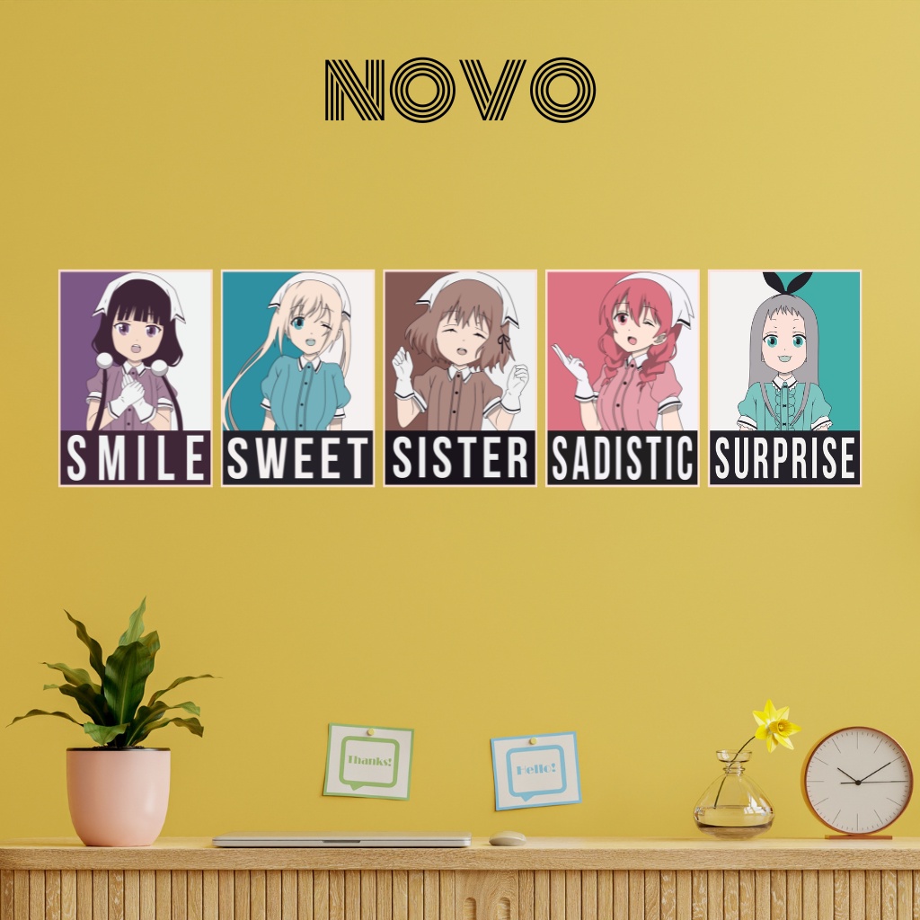 Jual 1 set Poster anime Blend S Pajangan Hiasan stiker Dinding Kamar  aesthetic (Isi 5pcs) | Shopee Indonesia