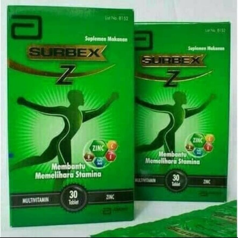 Jual Surbex Z - Multivitamin (1 Box Isi 30 Tablet) READY | Shopee Indonesia