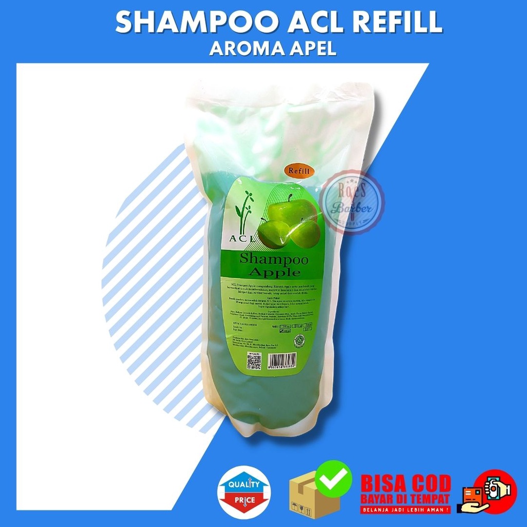 Jual Shampoo ACL Apple Refill 1 KG Sampo Apel Untuk Salon dan ...
