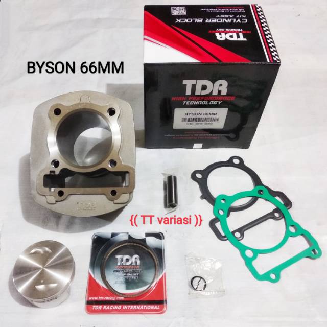 Jual Blok Seher set BORE UP Byson 66mm TDR racing Shopee Indonesia