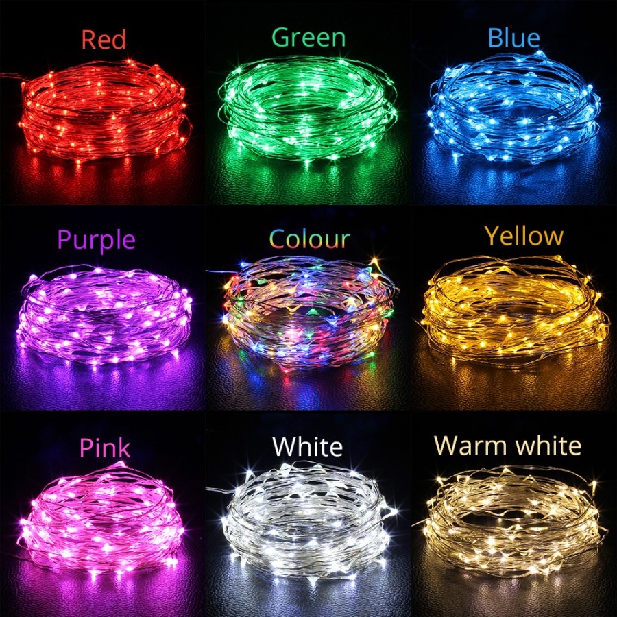 Jual Lampu LED strip String TUMBLR Kawat Hias dekorasi Baterai ...