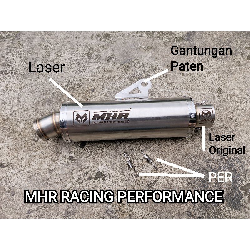 Jual MHR RACING Silincer inlet 50mm Original Knalpot | Shopee Indonesia