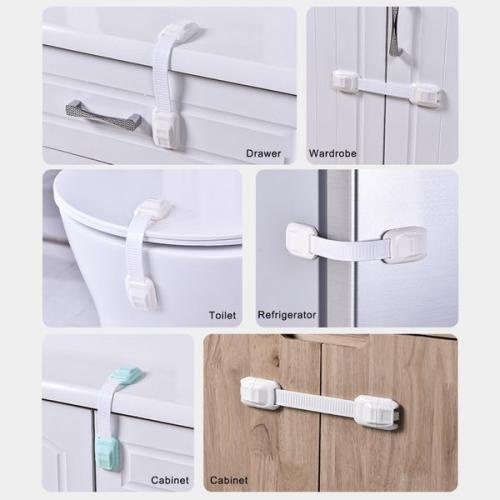 Jual NQB - Kunci Pengaman Laci Lemari Pintu Kulkas Sudut Safety Lock ...