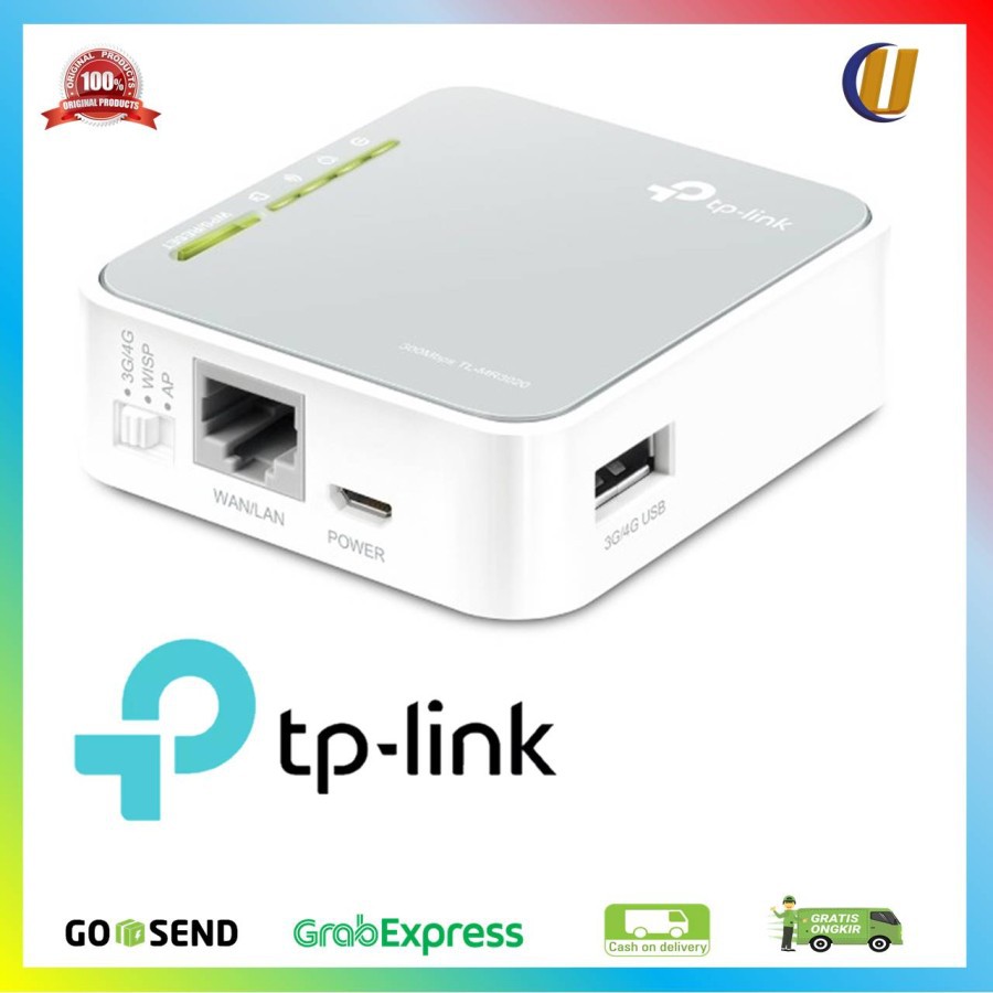 Jual TP-Link Portable 3G 4G Wireless N Router TL MR3020 | Shopee Indonesia