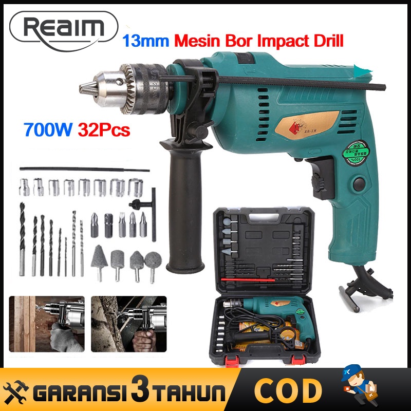 Jual Reaim Mesin Bor Listrik Arah Bolak Balik Mm Impact Drill