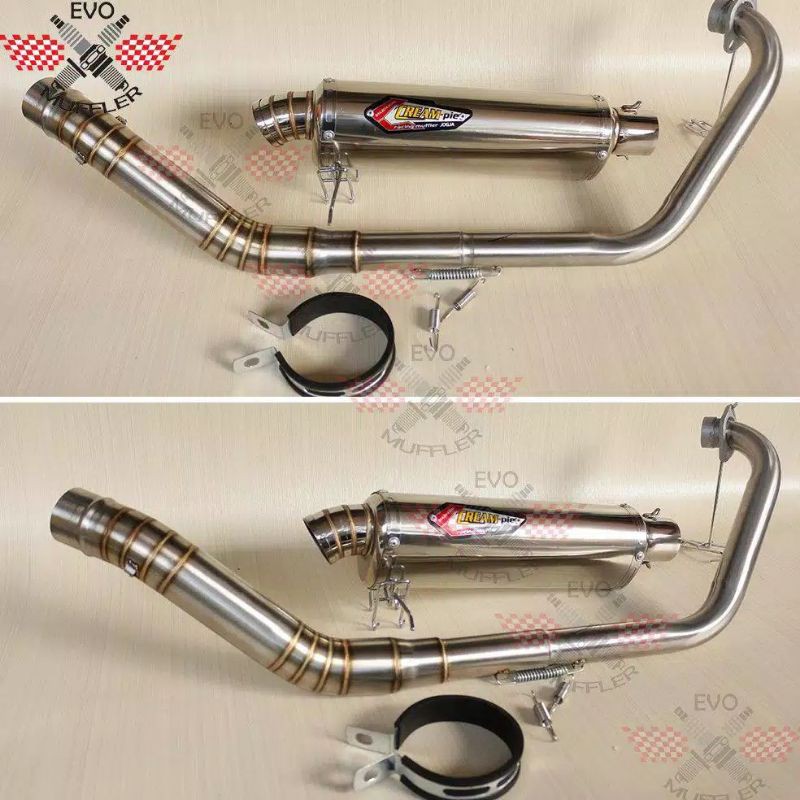 Jual Knalpot Racing Creampie Fullsistem Vixion Satria Fu Cbr Tiger Megapro Shopee Indonesia