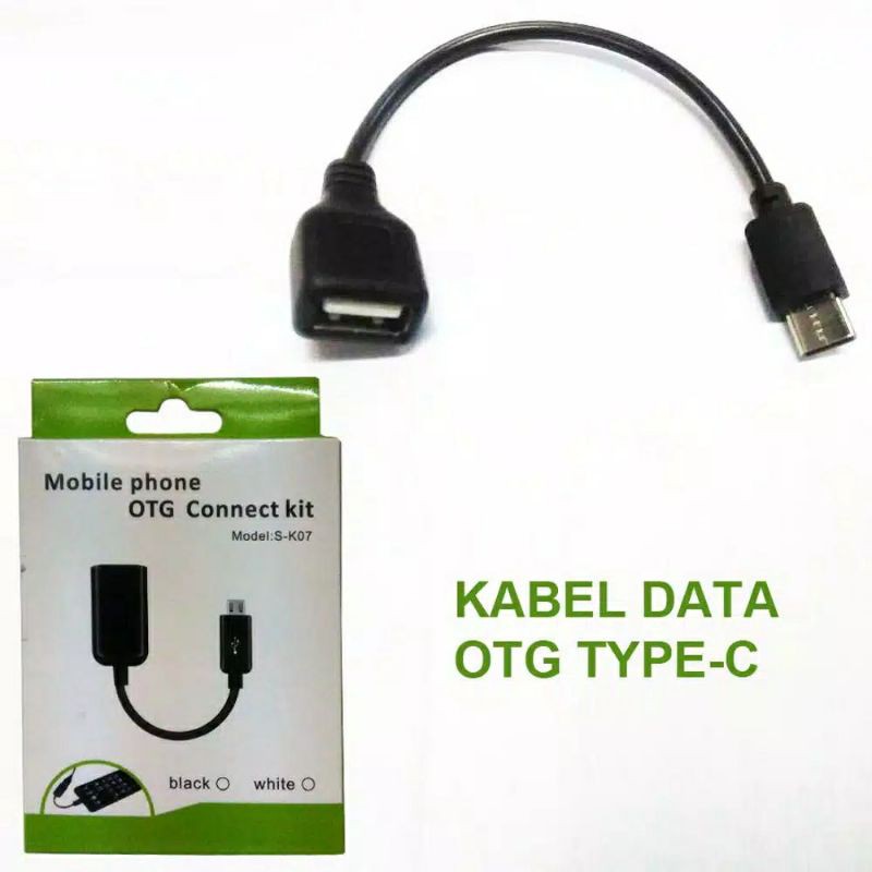 Jual Kabel Otg Usb To Tipe C Kabel Konektor Usb Ke Type C Otg Cable