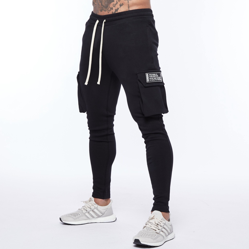 Vanquish utility cargo sales tapered black joggers