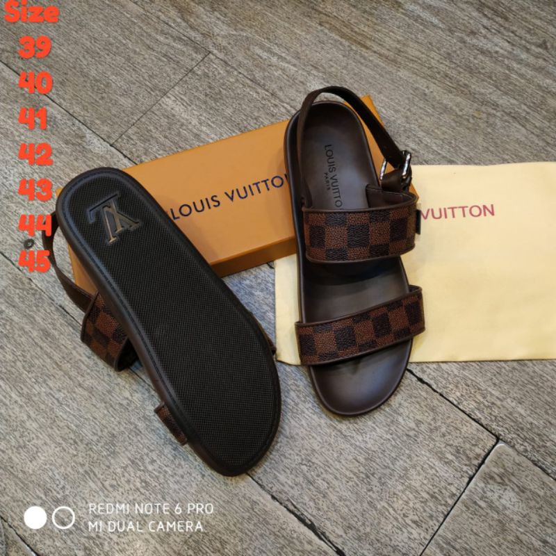 Jual Sandal Lv Pria Selop Mirror Quality 001