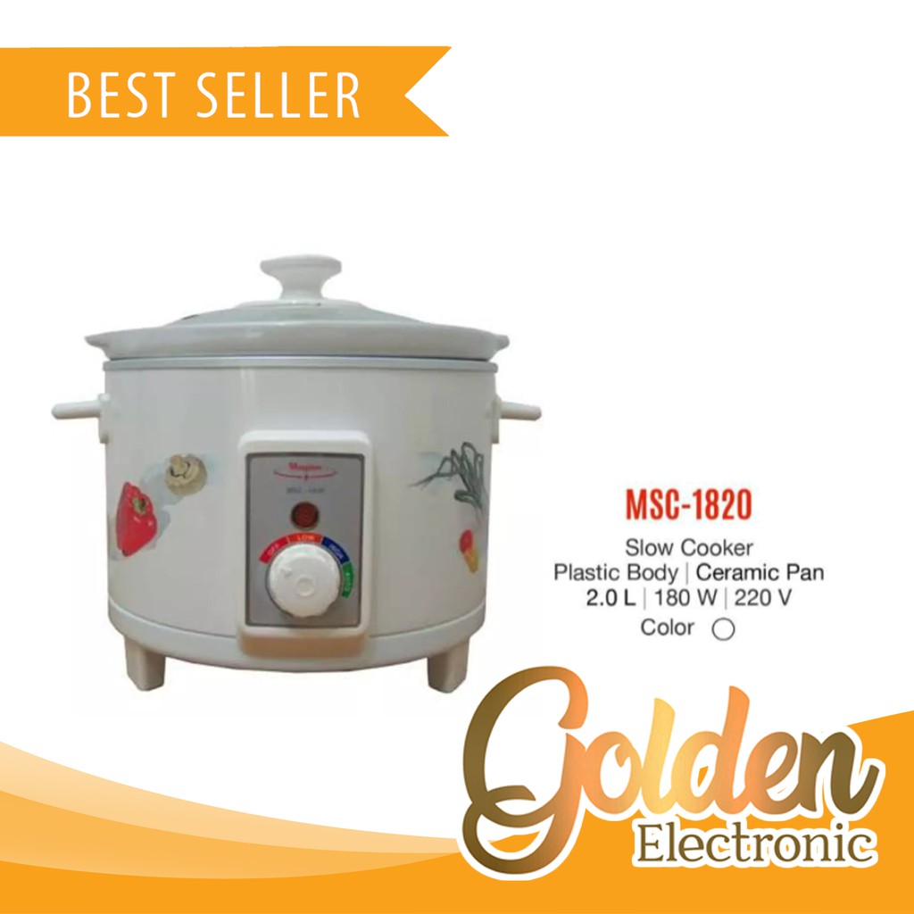 Jual Slow Cooker 2 Liter Pemasak Pelan Maspion MSC1820 Termurah