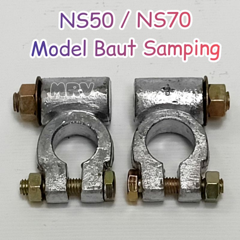 Jual KEPALA AKI TIMAH NS50 / NS70 MODEL BAUT SAMPING / TERMINAL ACCU ...