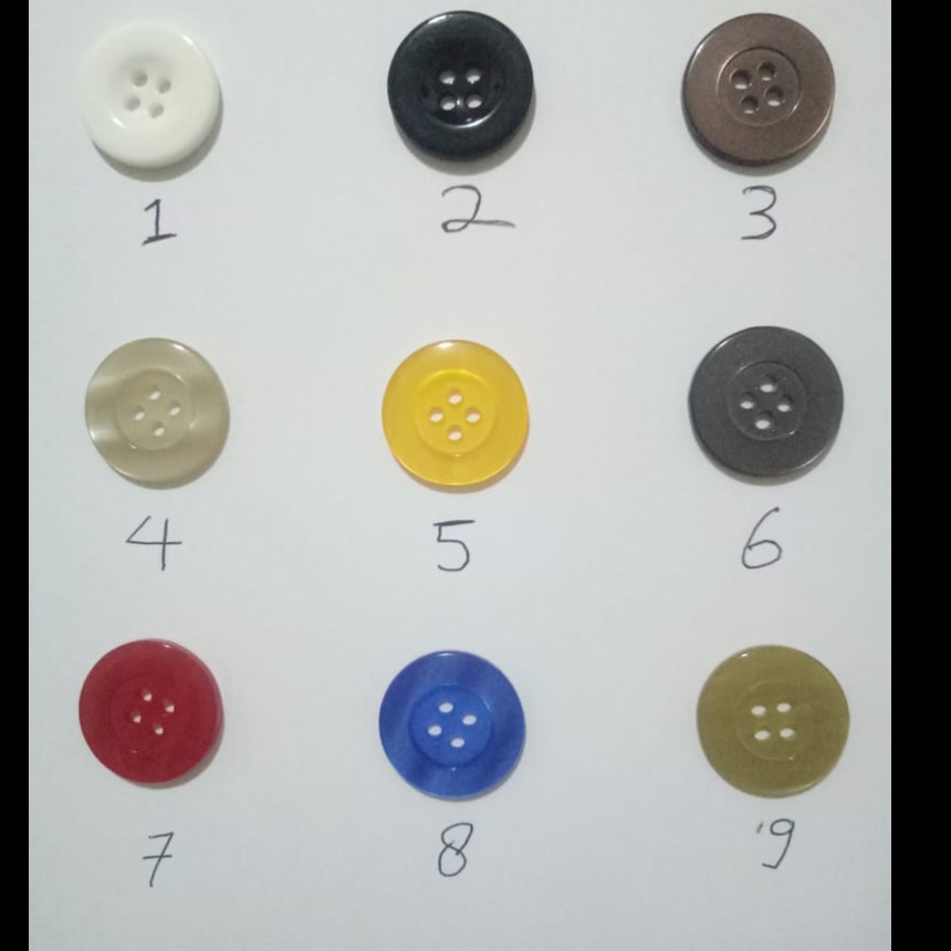 Jual 144 pcs kancing celana /kancing baju/32L/21MM/ kancing jas 2cm ...