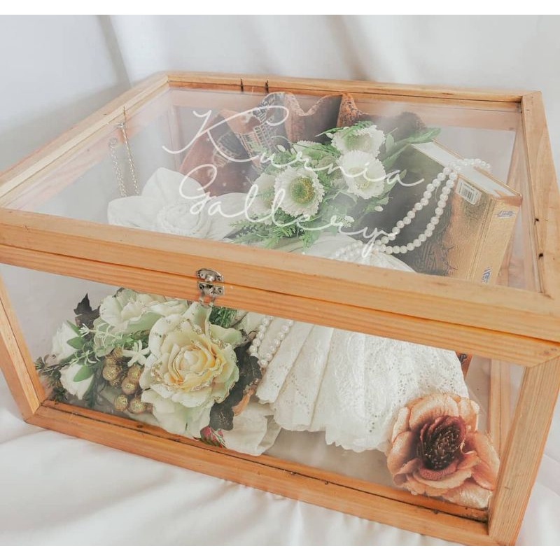 Jual Kotak Box Seserahan Hantaran Nikah Hampers Wooden Akrilik Shopee Indonesia 5535