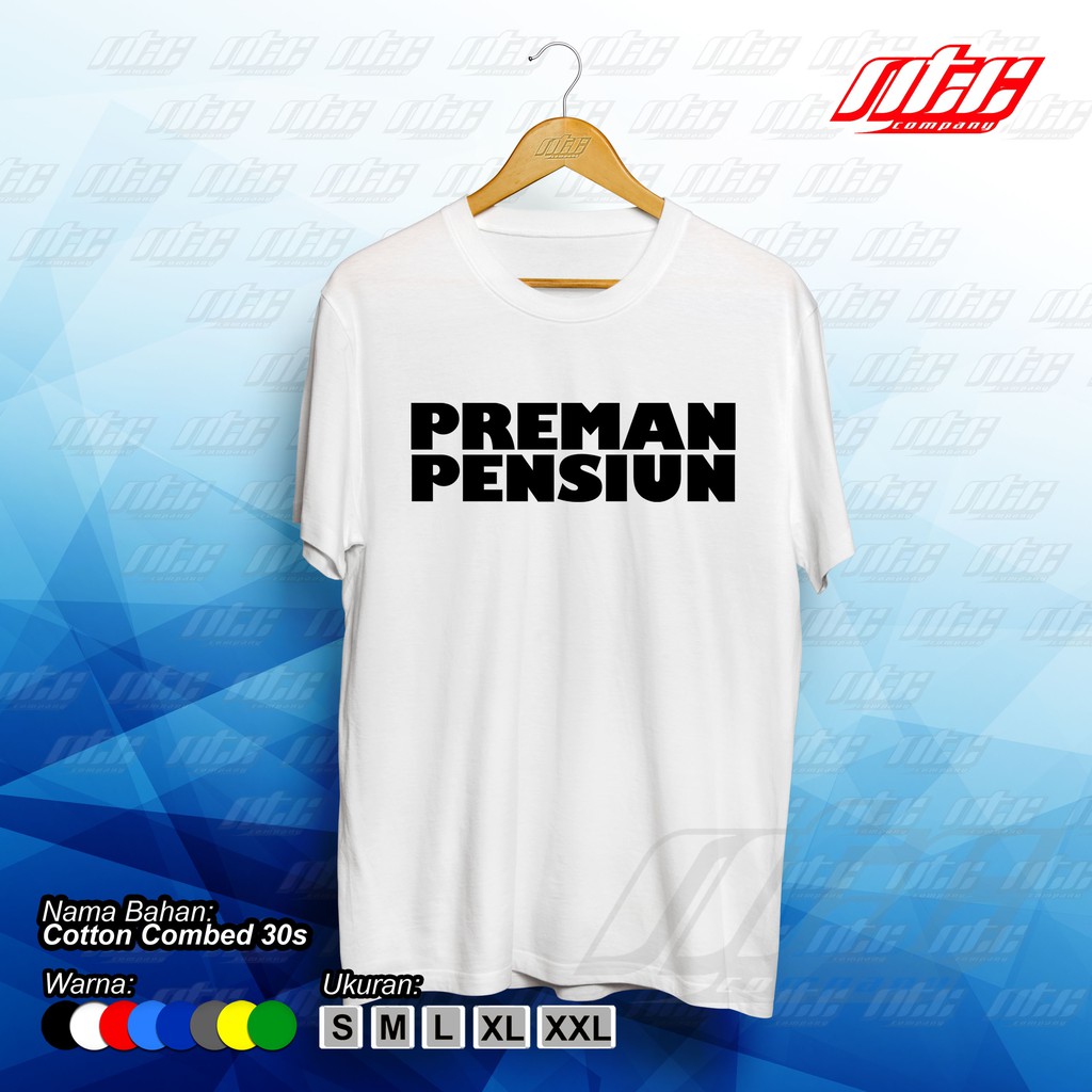 Jual Kaos / T-shirt / Baju Preman Pensiun Keren Terbaru | Shopee Indonesia