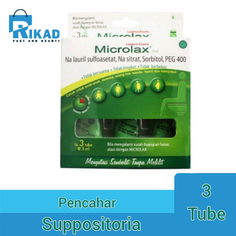 Jual Microlax gel 5ml - isi 3 tube