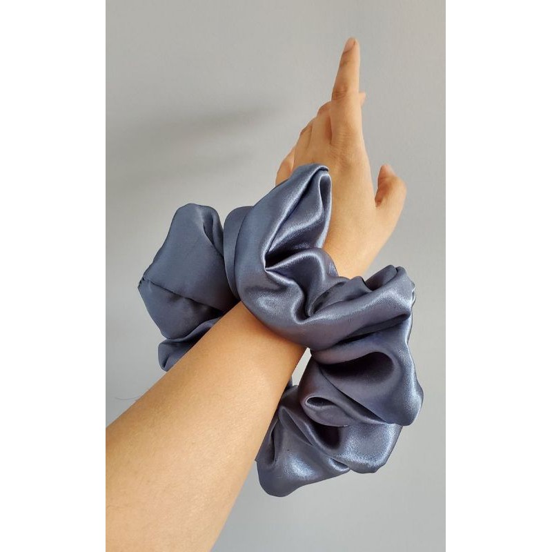 Jual Scrunchie Satin Big Size Xl Bisa Untuk Cepol Hijab Ikat Rambut Korea Shopee Indonesia 