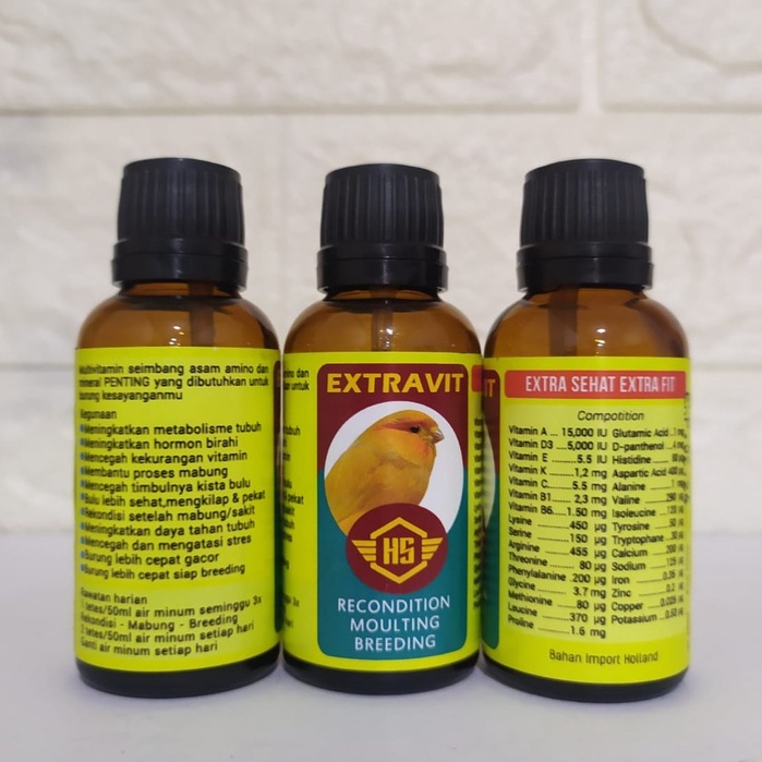 Jual Vitamin Extravit HS multivitamin untuk meningkatkan metabolis ...