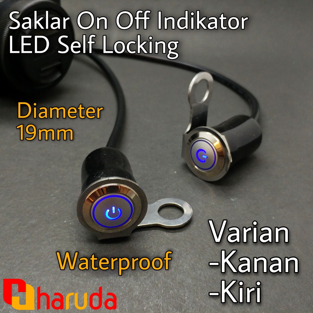 Jual Saklar Motor Logo On Off 19mm Cembung Bracket Stainless | Shopee ...