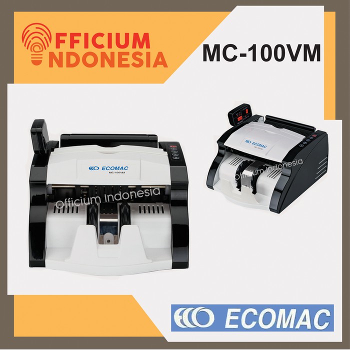 Jual Ecomac MC-100VM - Penghitung Uang Cek Duit Palsu Bill Counter Splitter