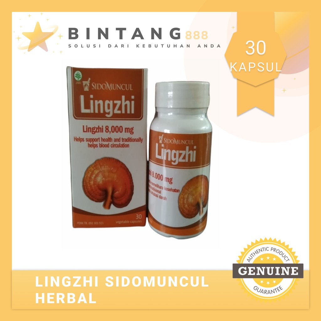 Jual LINGZHI SIDOMUNCUL HERBAL 30 KAPSUL Shopee Indonesia