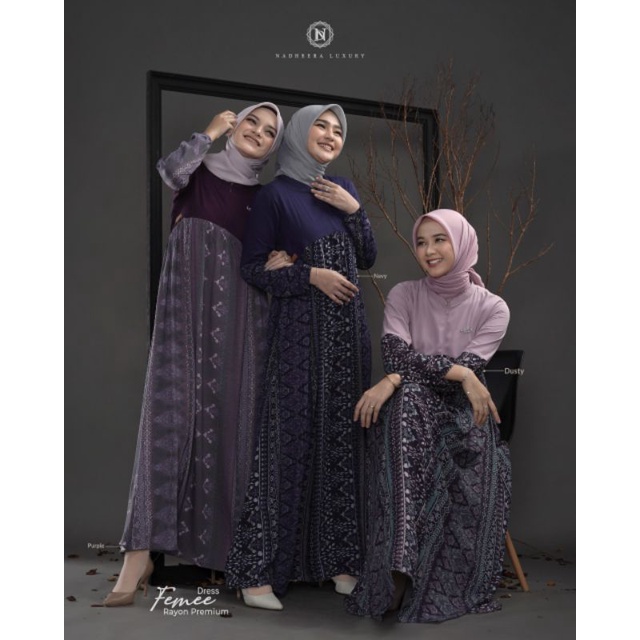 Jual Famee Dress Nadheera | Shopee Indonesia