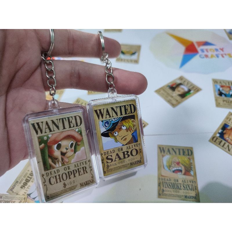 Jual Gantungan Kunci Akrilik Insert Anime Manga Kartun Jepang Wanted