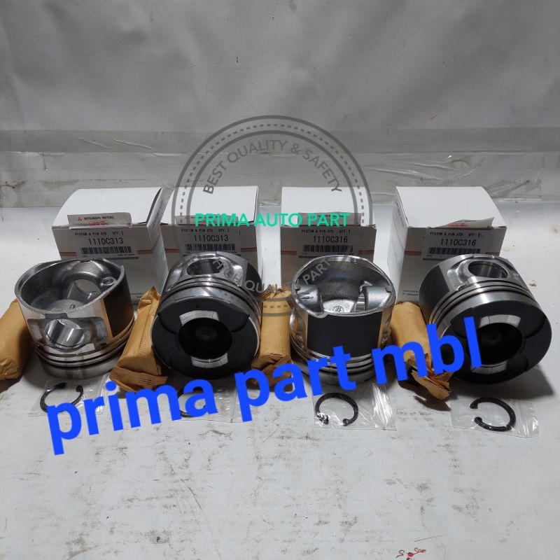 Jual PISTON ASSY STANDAR MITSUBISHI NEW TRITON 2,5 CC KL3T HDX SET
