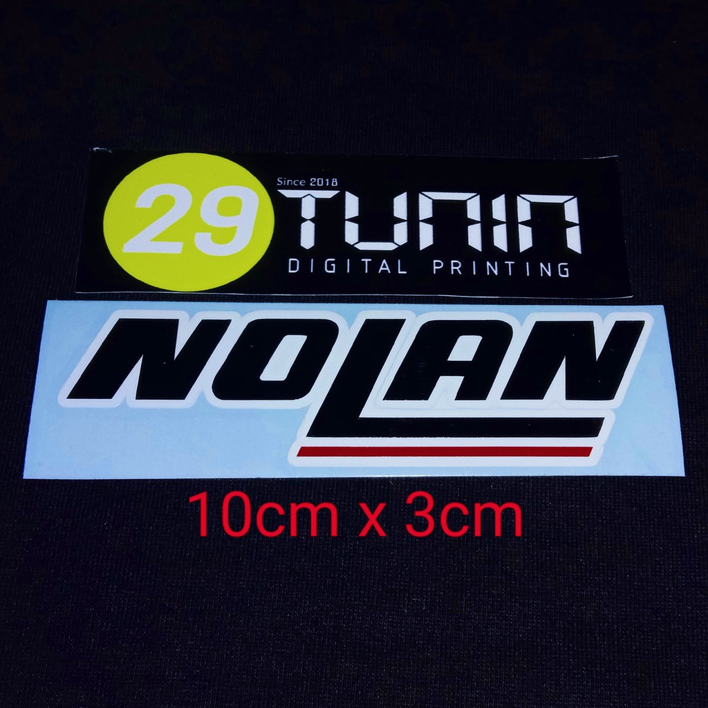 Jual Cutting Sticker Nolan Helm Helmet Visor | Shopee Indonesia