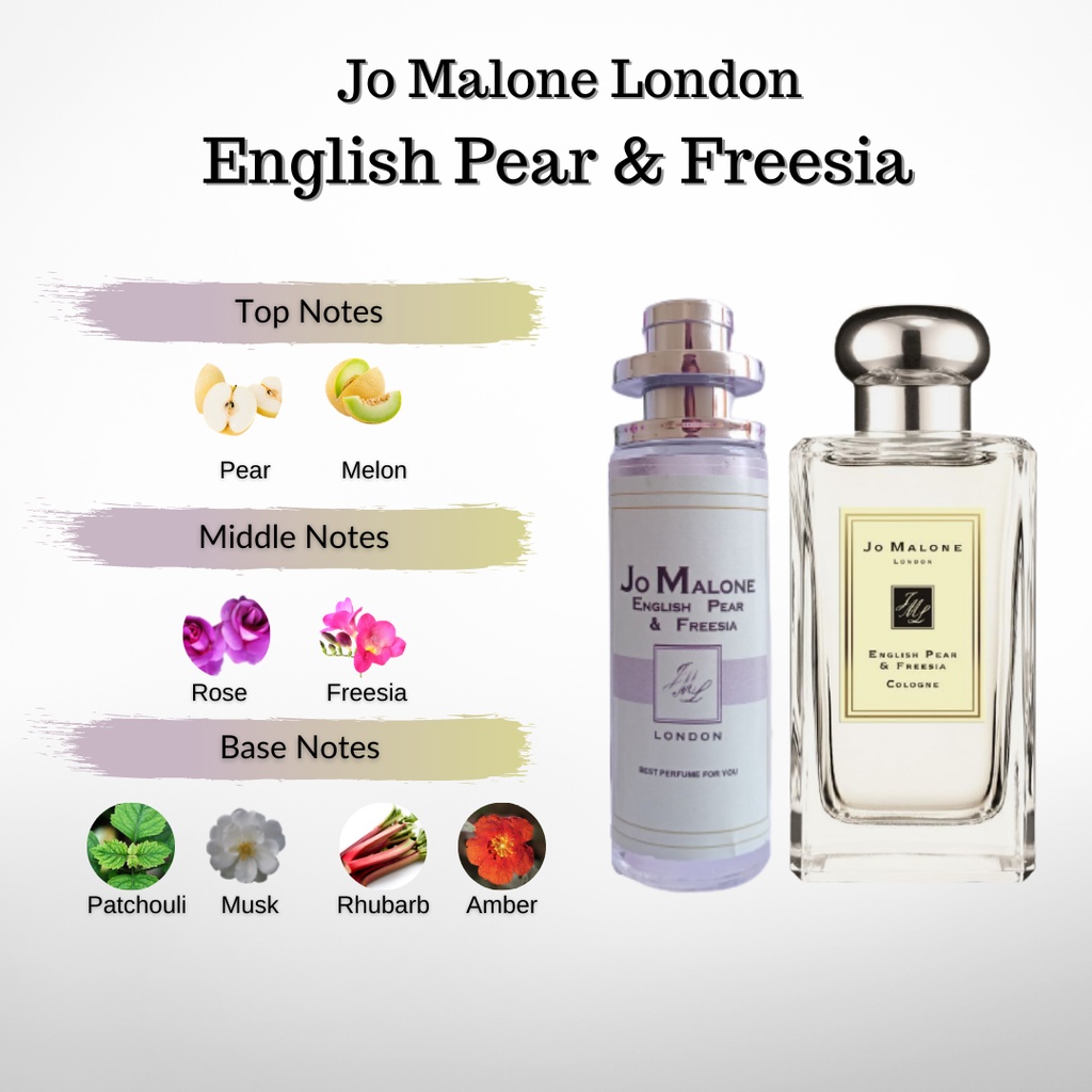 Parfum Jo Malone English Pear Inspired By Jo Malone London Parfume Pria dan Wanita Unisex