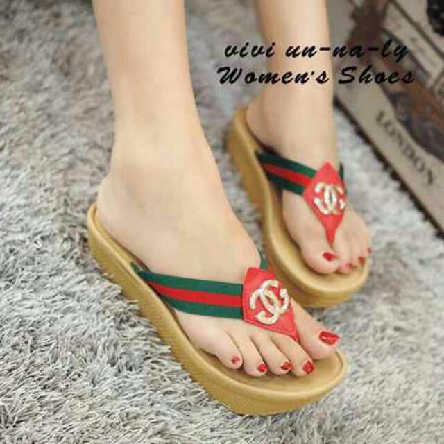 Wedges 2025 gucci terbaru