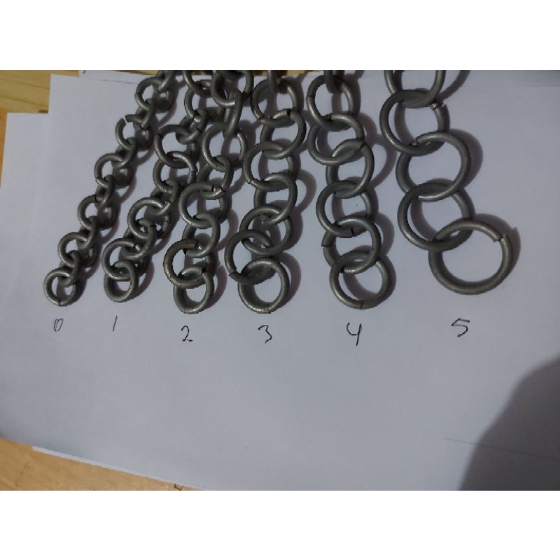 Jual Rantai pemberat jala kawat atau galvanis size lengkap | Shopee ...