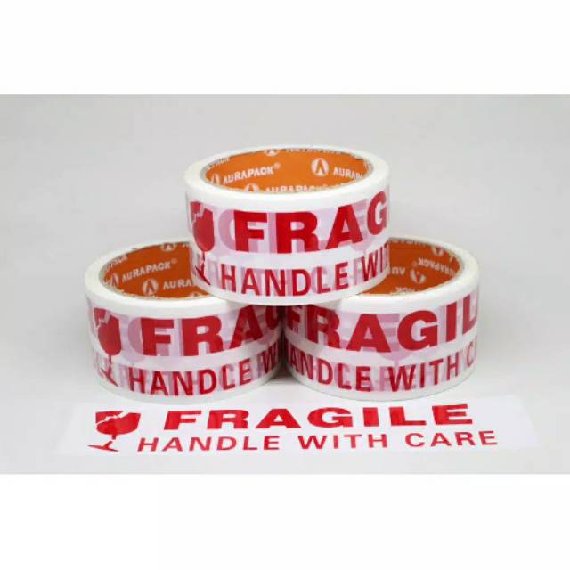 Jual Lakban Fragile 2 inch / Isolasi Jangan Dibanting | Shopee Indonesia