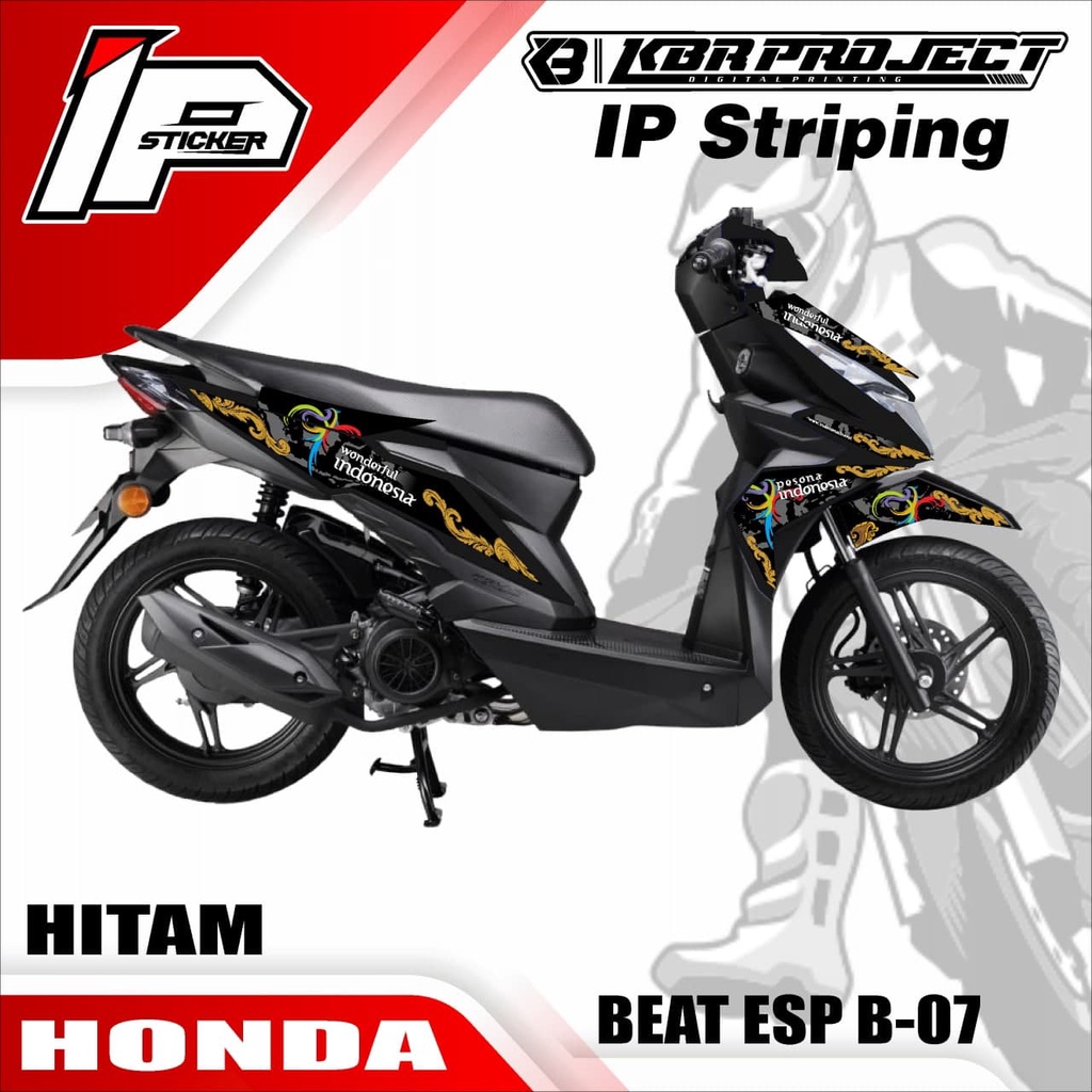 Jual BEAT ESP striping BEAT ESP motor HONDA motor sticker variasi ...