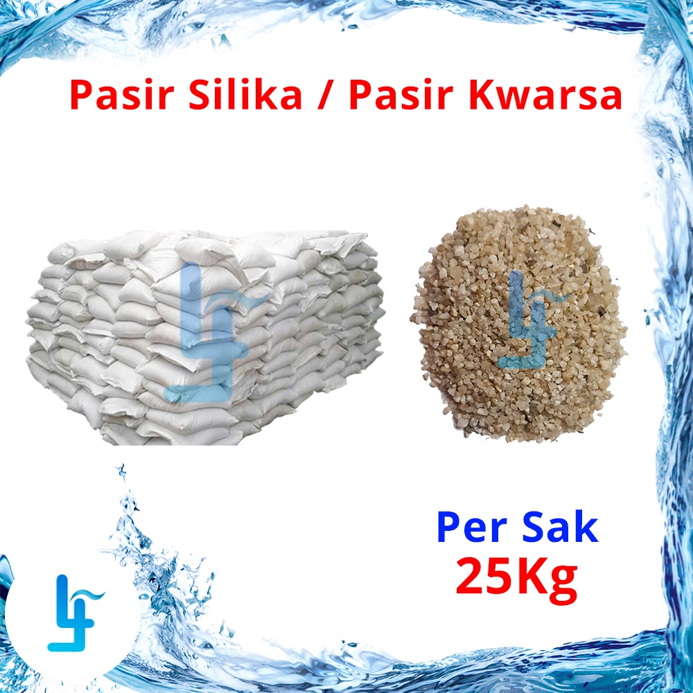 Jual Pasir Silika Pasir Kwarsa Silica Sand Per Sak 25kg Shopee Indonesia