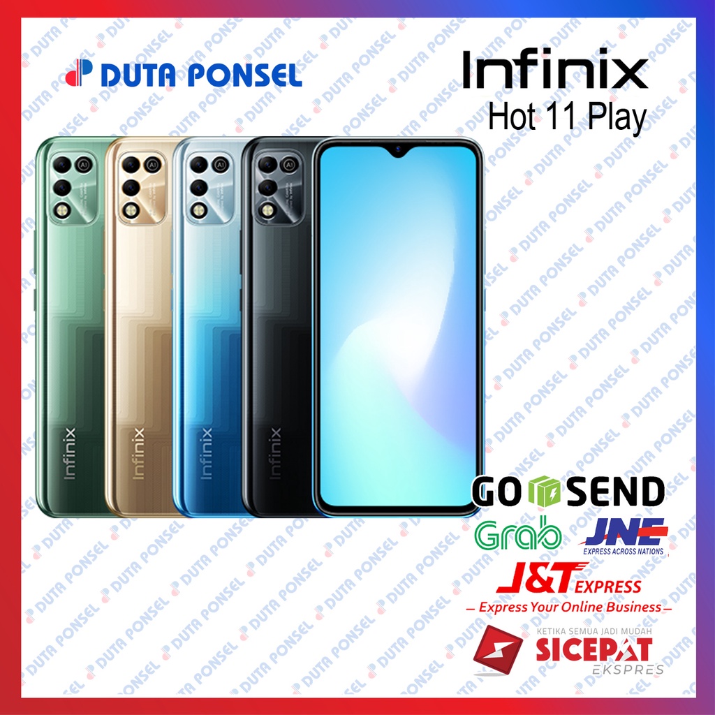Jual Infinix Hot 11 Play RAM 4/64 GB Garansi Resmi | Shopee Indonesia
