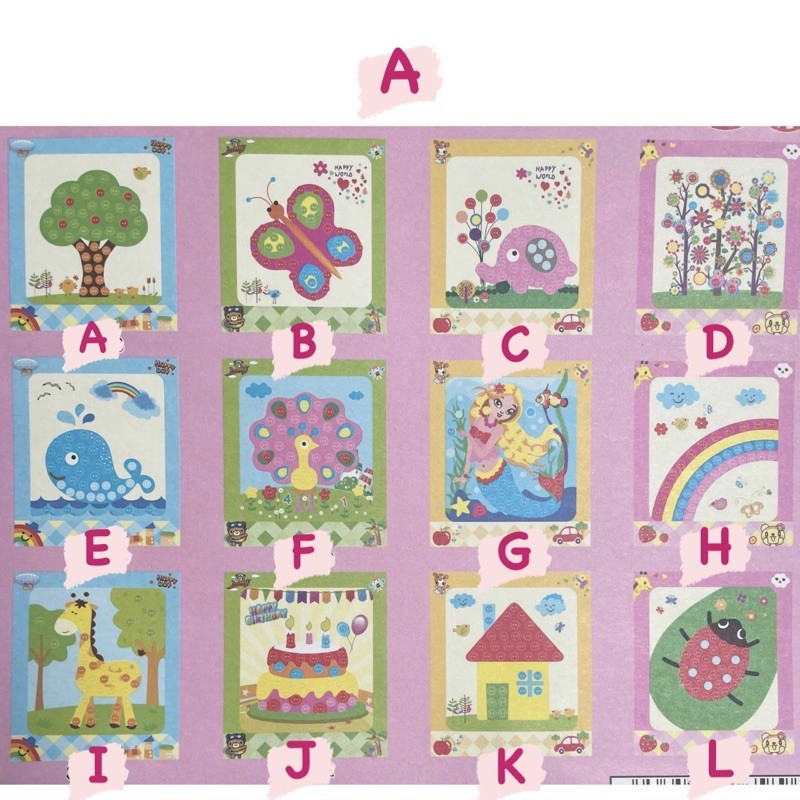 Jual DIY MENEMPEL KANCING sticker, menempel kancing edukasi montessori ...
