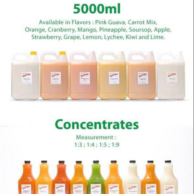 Jual Juice sunripe 5L all varian rasa | Shopee Indonesia