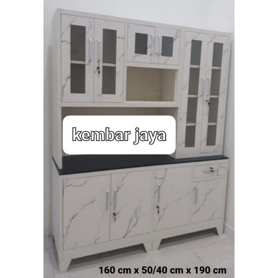 Jual Kitchen Set Cabinet Besi / Lemari Rak Dapur Murah | Shopee Indonesia