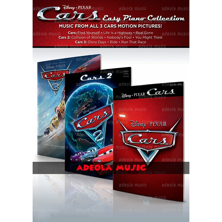 Jual Buku Piano Anak / (PD-73) DISNEY CARS COLLECTION / Soundtrack Film | Shopee Indonesia