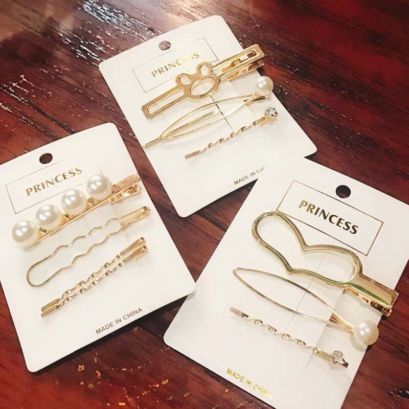 Jual Set Jepit rambut Hair Pins Korean Style pearl AksesoriS rambut ...
