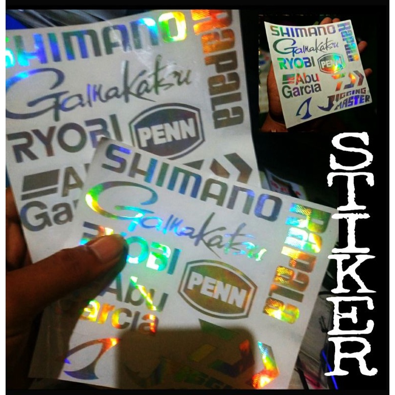 Jual STIKER MANCING KEREN HOLOGRAM tempelan box lure | Shopee Indonesia