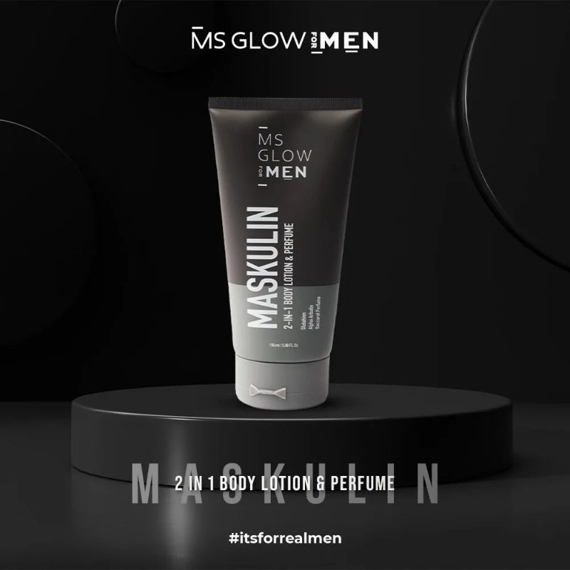 Jual MS GLOW MASKULIN 2in1 BODY LOTION & PARFUM | Shopee Indonesia