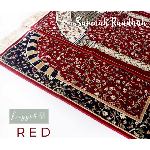 Jual Sajadah Raudhah/ Sejadah Raudhah made in Madinah/ sajadah rawdah ...