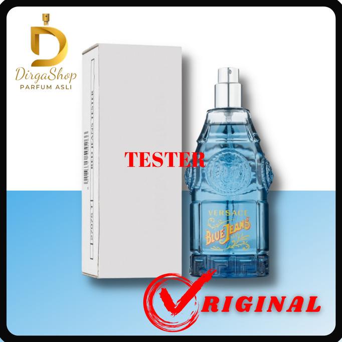 Jual PARFUM ORIGINAL VERSACE BLUE JEANS FOR MEN EDT 75ML BPOM BOX SEGEL