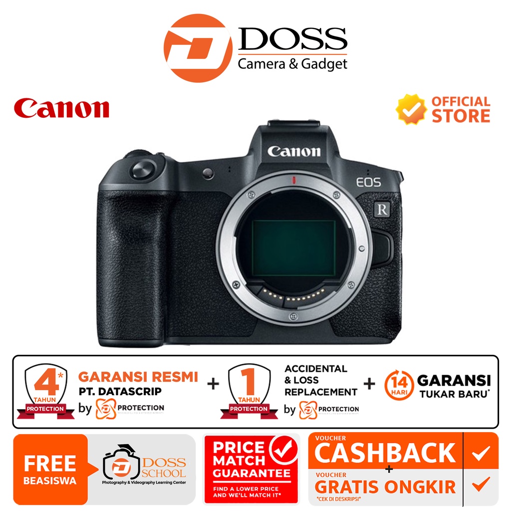 Jual Canon EOS R Body Only Mirrorless - Canon EOS R | Shopee Indonesia