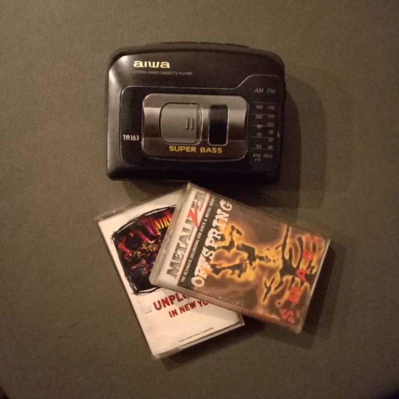 Walkman Aiwa HS-TA163 – Baladeur Cassette AM/FM, Vintage, Fonctionne