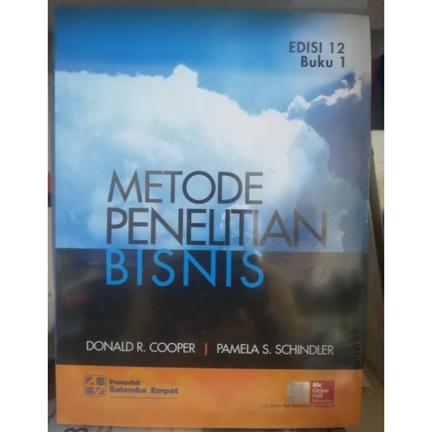 Jual METODE PENELITIAN BISNIS BUKU 1 EDISI 12 DONALD R COOPER | Shopee ...