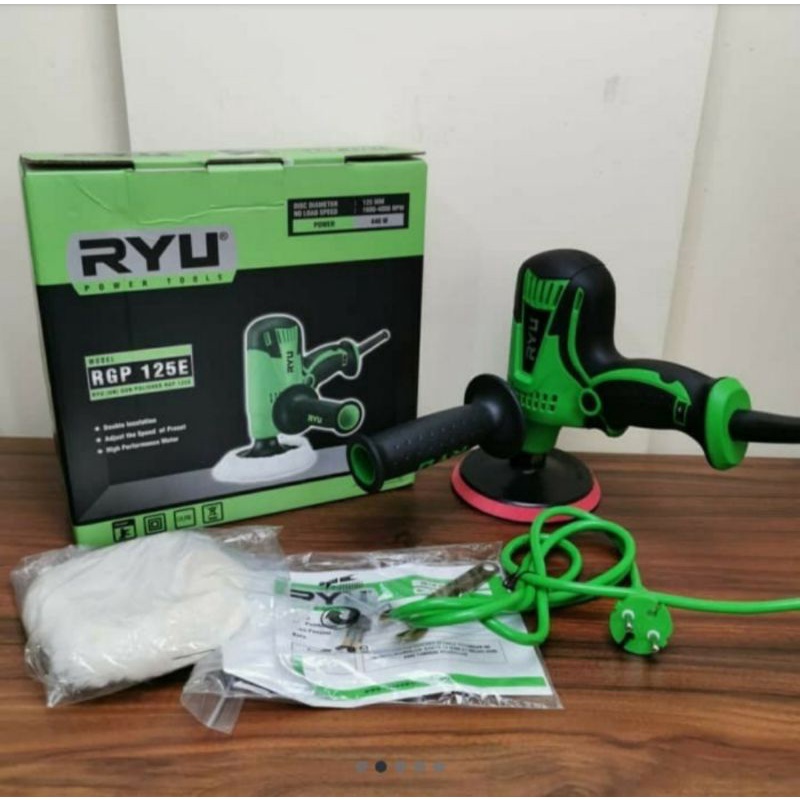 Jual mesin poles RYU RGP 125 E/ polisher RYU 5inch | Shopee Indonesia